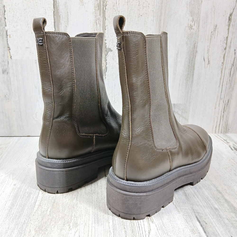 Sam Edelman Wellington Women's Brown Lug Sole Ankle Boots #1116 - Picture 7 of 11